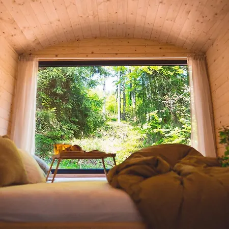 Maringotka V Mechu A Kapradi S Koupacim Canem Holiday home *